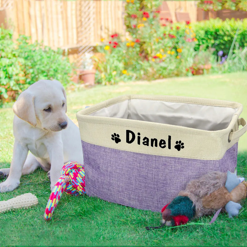 Cesta de Brinquedos Pet - Personalizada