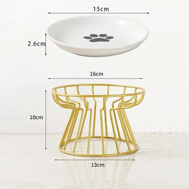 Comedouro Cat Bowl - Suporte Prático