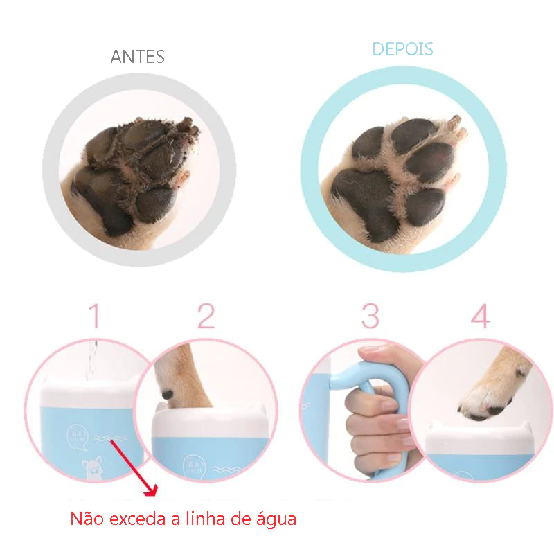 Limpador de Patas Pet - Higiene - Praticidade