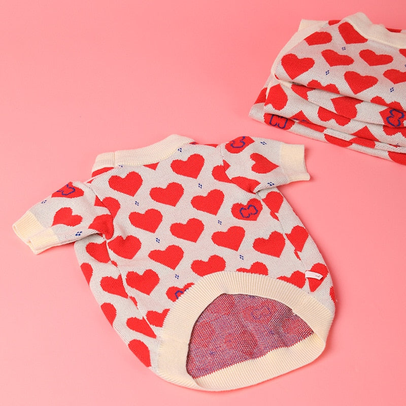 Tricot Pet Little Heart